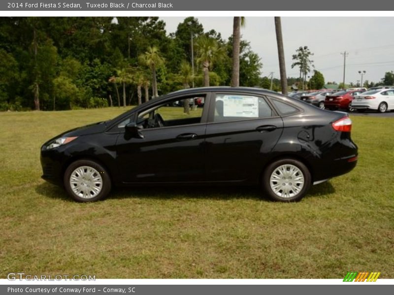 Tuxedo Black / Charcoal Black 2014 Ford Fiesta S Sedan
