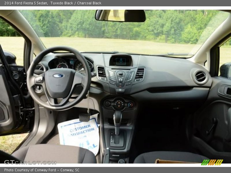 Tuxedo Black / Charcoal Black 2014 Ford Fiesta S Sedan