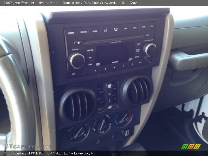 Stone White / Dark Slate Gray/Medium Slate Gray 2007 Jeep Wrangler Unlimited X 4x4