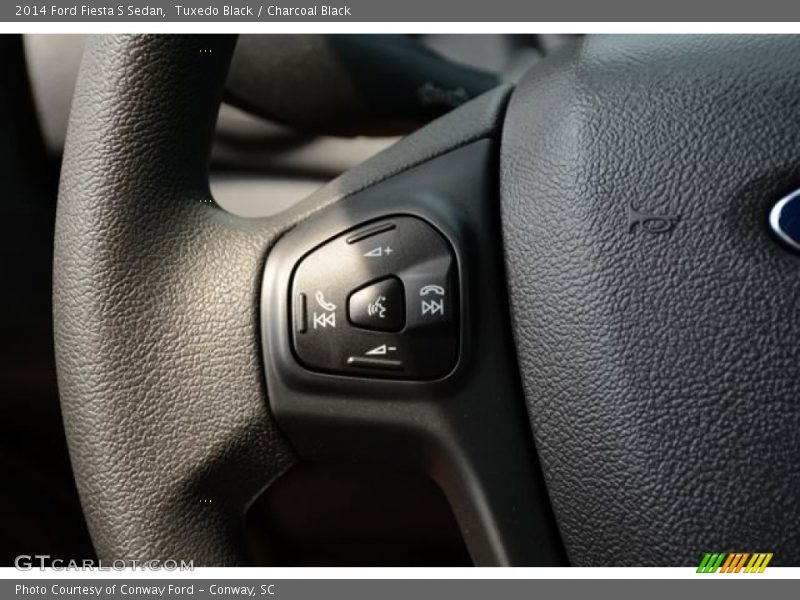 Tuxedo Black / Charcoal Black 2014 Ford Fiesta S Sedan