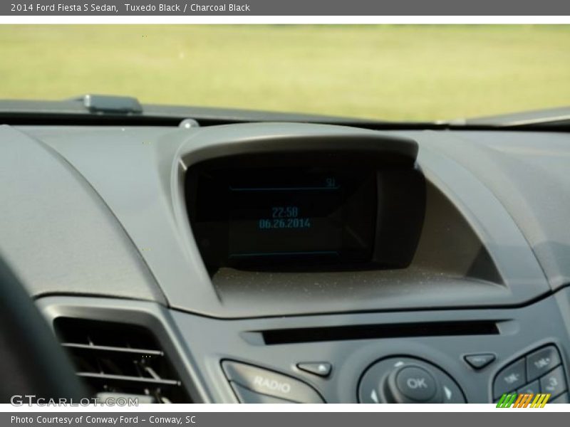 Tuxedo Black / Charcoal Black 2014 Ford Fiesta S Sedan