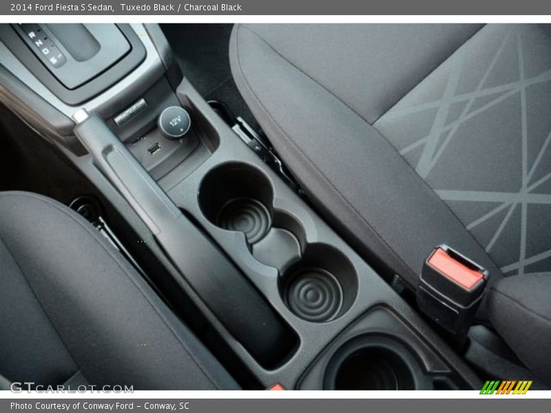 Tuxedo Black / Charcoal Black 2014 Ford Fiesta S Sedan