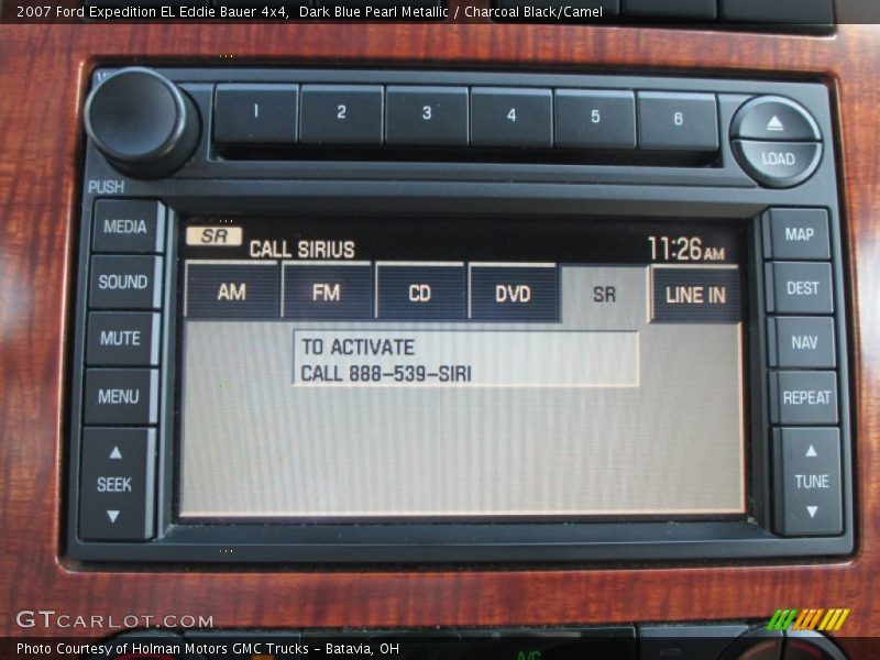Dark Blue Pearl Metallic / Charcoal Black/Camel 2007 Ford Expedition EL Eddie Bauer 4x4