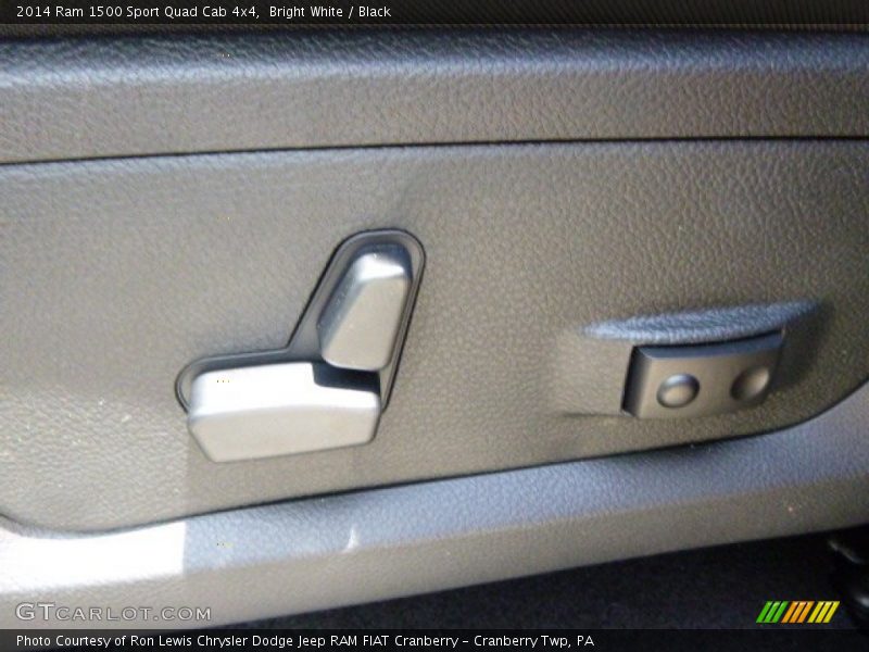 Bright White / Black 2014 Ram 1500 Sport Quad Cab 4x4