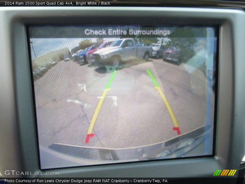 Bright White / Black 2014 Ram 1500 Sport Quad Cab 4x4
