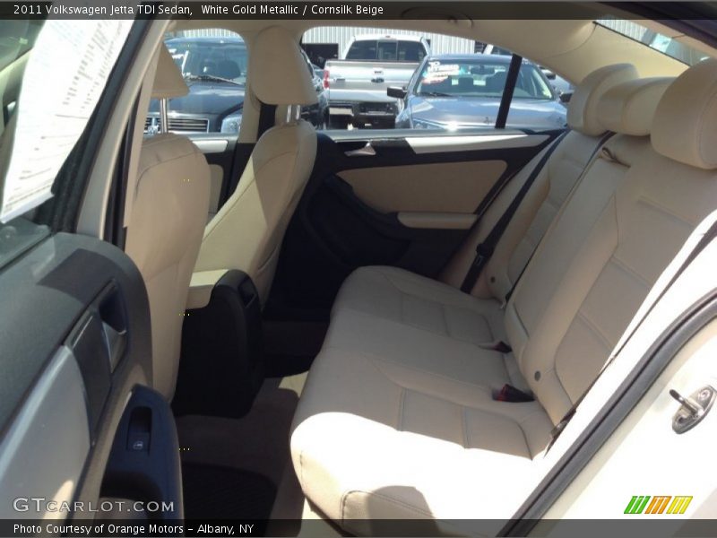 White Gold Metallic / Cornsilk Beige 2011 Volkswagen Jetta TDI Sedan