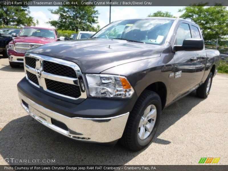 Granite Crystal Metallic / Black/Diesel Gray 2014 Ram 1500 Tradesman Quad Cab 4x4