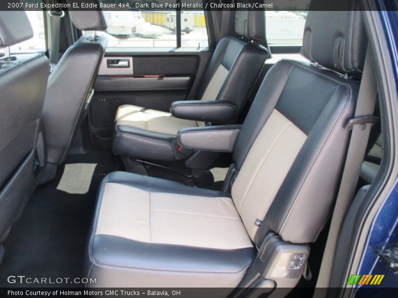Dark Blue Pearl Metallic / Charcoal Black/Camel 2007 Ford Expedition EL Eddie Bauer 4x4