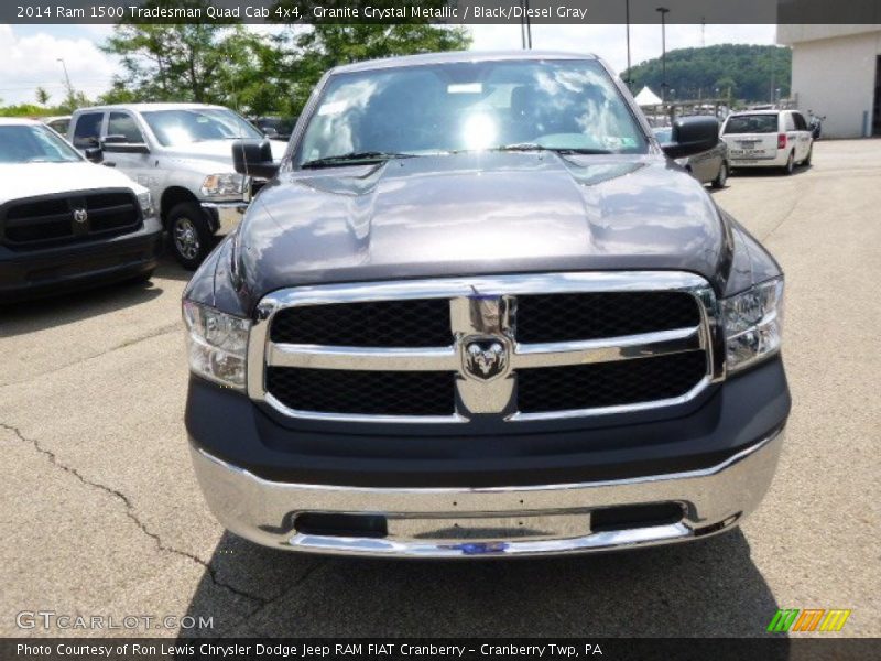 Granite Crystal Metallic / Black/Diesel Gray 2014 Ram 1500 Tradesman Quad Cab 4x4