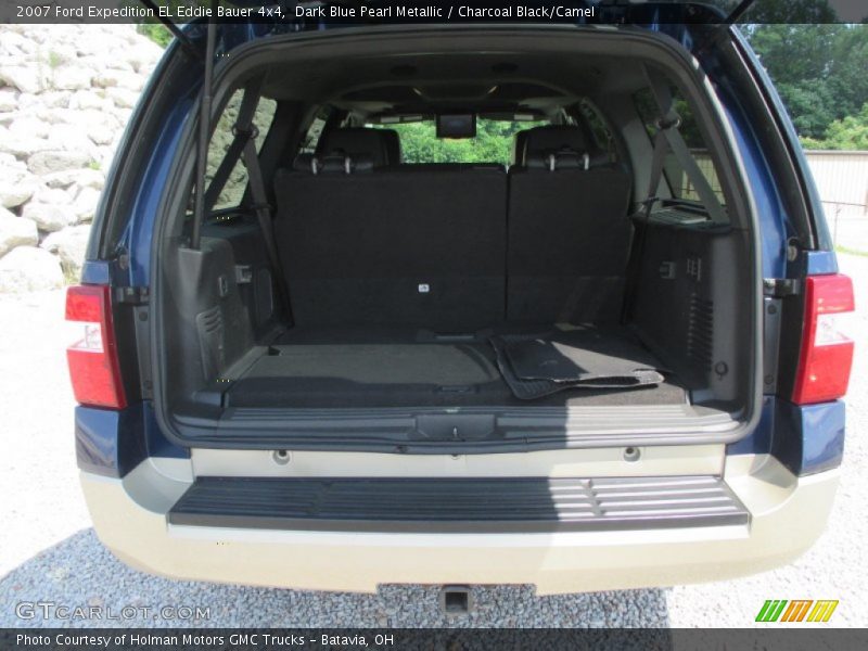Dark Blue Pearl Metallic / Charcoal Black/Camel 2007 Ford Expedition EL Eddie Bauer 4x4