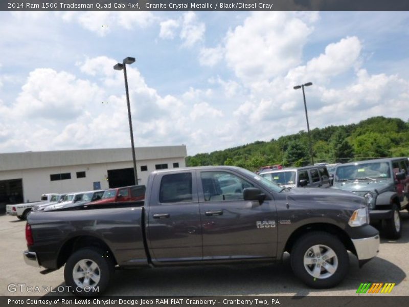 Granite Crystal Metallic / Black/Diesel Gray 2014 Ram 1500 Tradesman Quad Cab 4x4