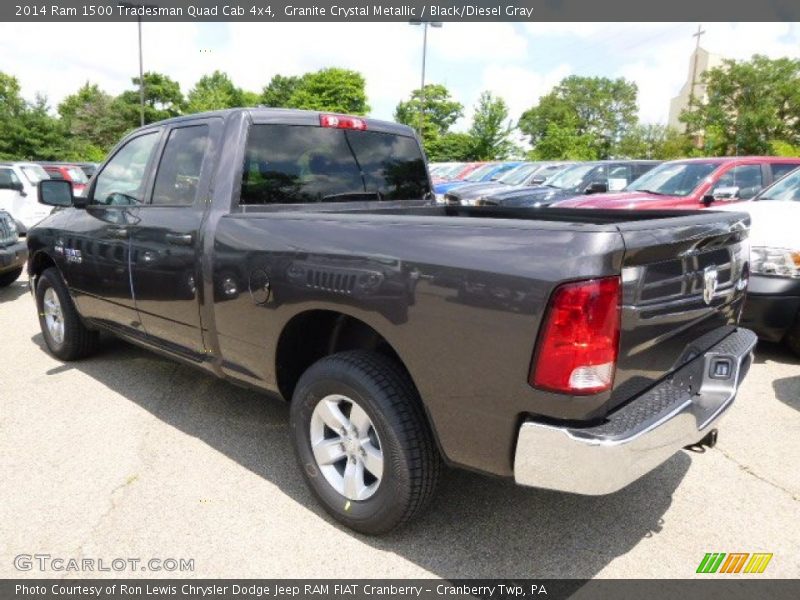 Granite Crystal Metallic / Black/Diesel Gray 2014 Ram 1500 Tradesman Quad Cab 4x4