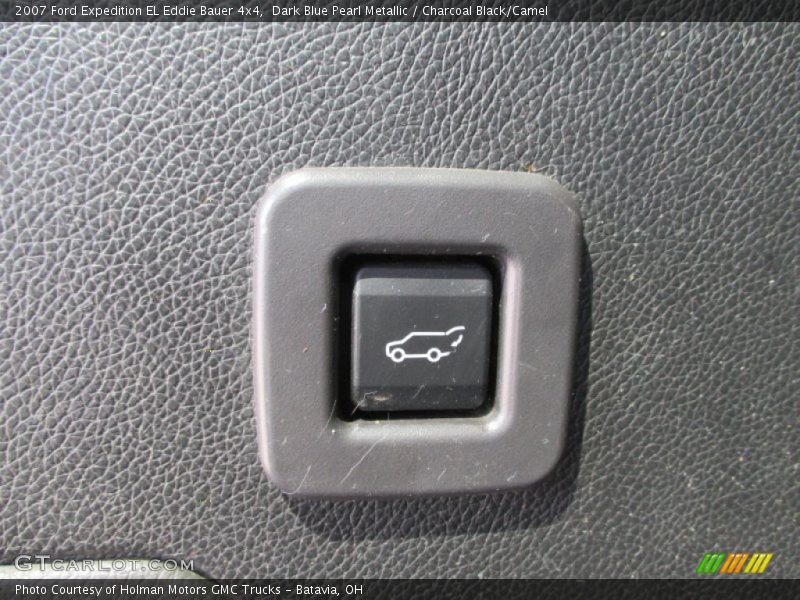 Dark Blue Pearl Metallic / Charcoal Black/Camel 2007 Ford Expedition EL Eddie Bauer 4x4