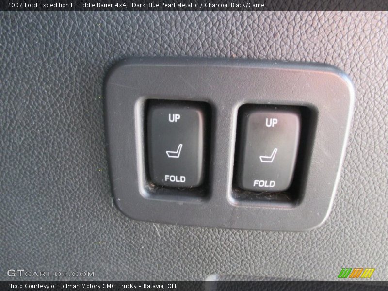 Dark Blue Pearl Metallic / Charcoal Black/Camel 2007 Ford Expedition EL Eddie Bauer 4x4
