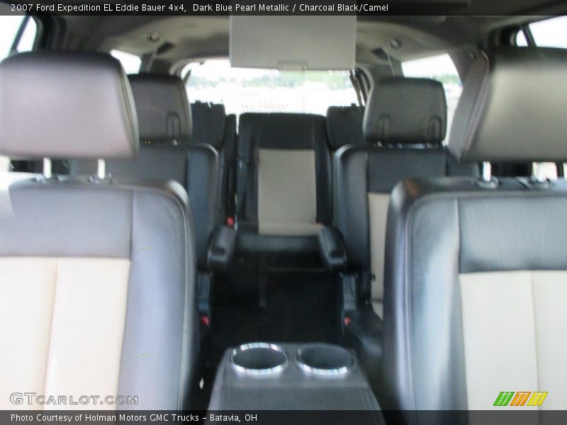 Dark Blue Pearl Metallic / Charcoal Black/Camel 2007 Ford Expedition EL Eddie Bauer 4x4