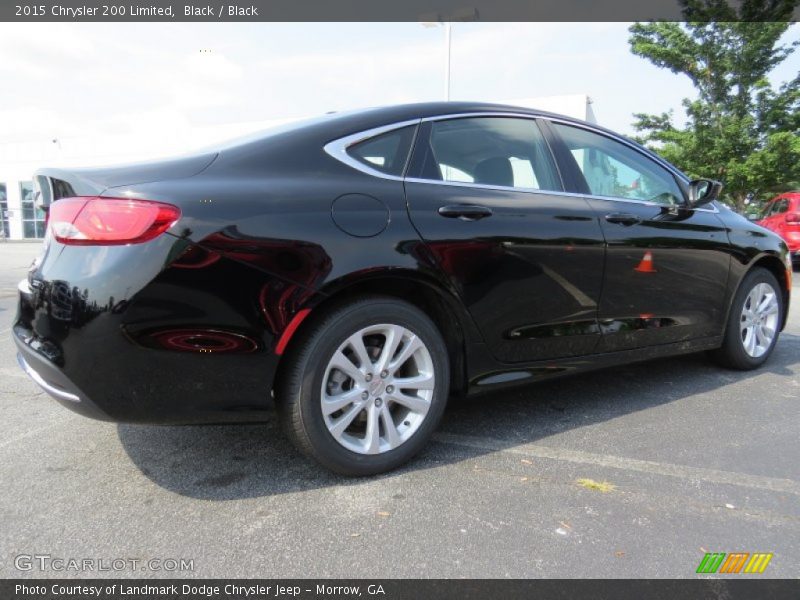 Black / Black 2015 Chrysler 200 Limited