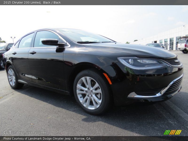 Black / Black 2015 Chrysler 200 Limited