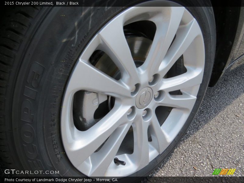 Black / Black 2015 Chrysler 200 Limited
