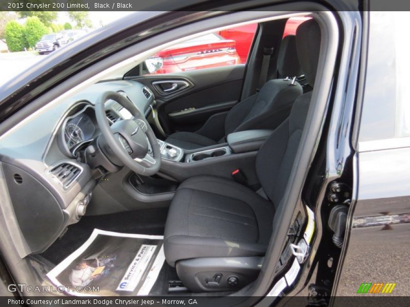 Black / Black 2015 Chrysler 200 Limited