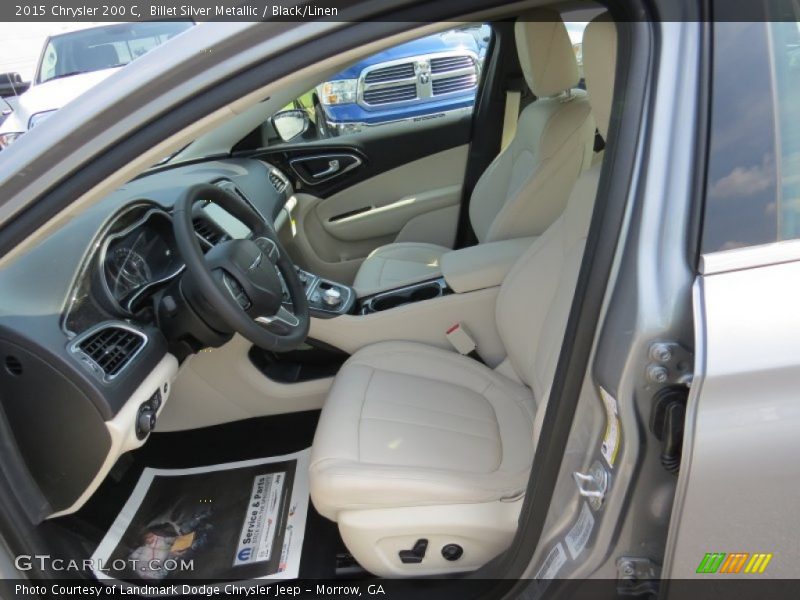Billet Silver Metallic / Black/Linen 2015 Chrysler 200 C