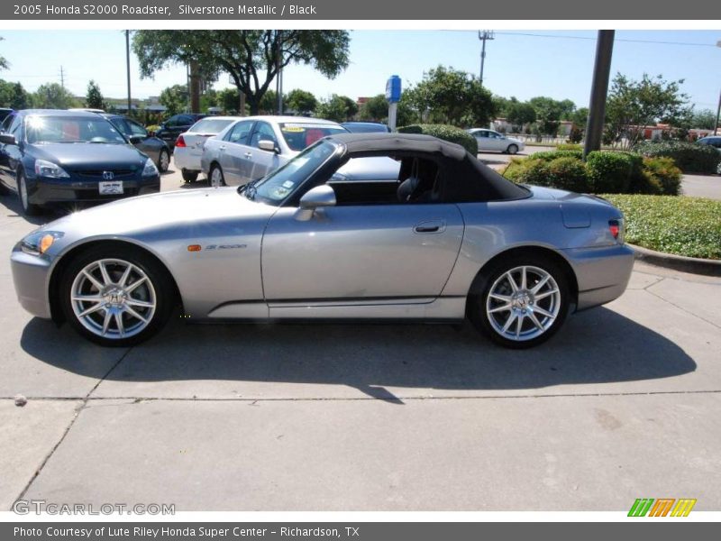 Silverstone Metallic / Black 2005 Honda S2000 Roadster