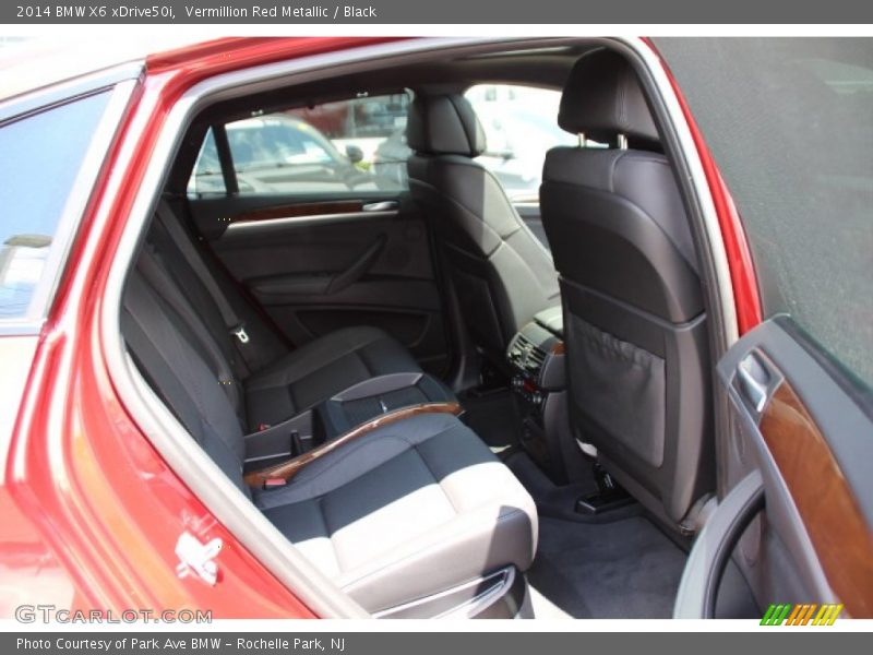 Rear Seat of 2014 X6 xDrive50i