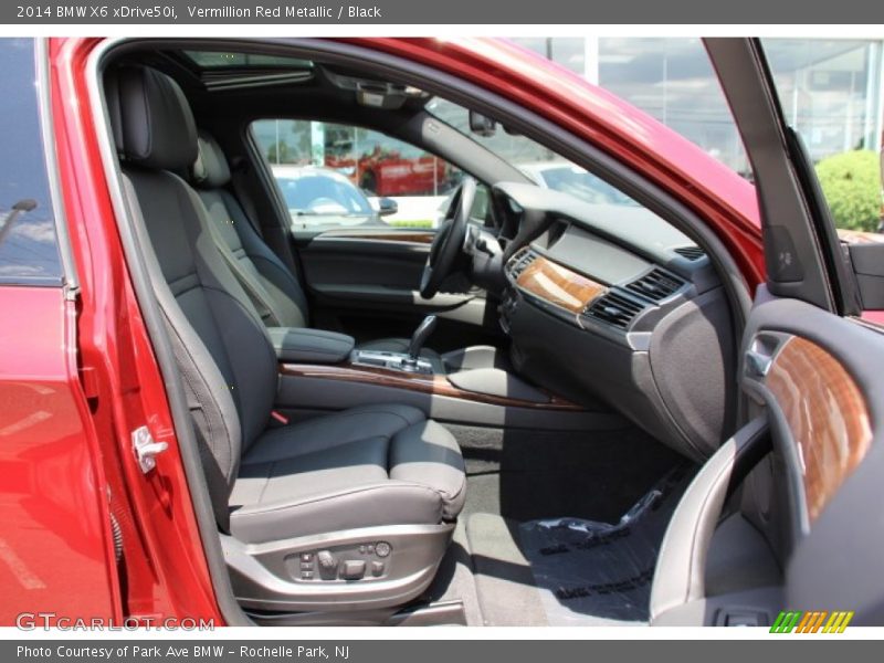 Vermillion Red Metallic / Black 2014 BMW X6 xDrive50i