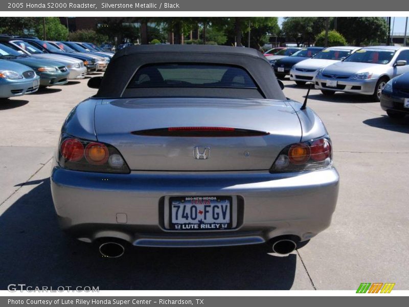 Silverstone Metallic / Black 2005 Honda S2000 Roadster
