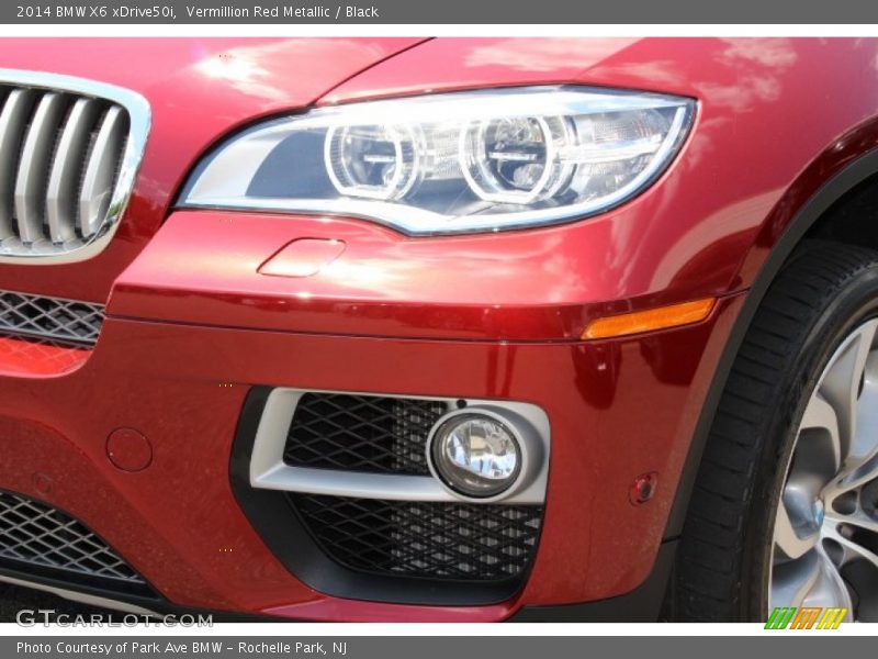 Vermillion Red Metallic / Black 2014 BMW X6 xDrive50i