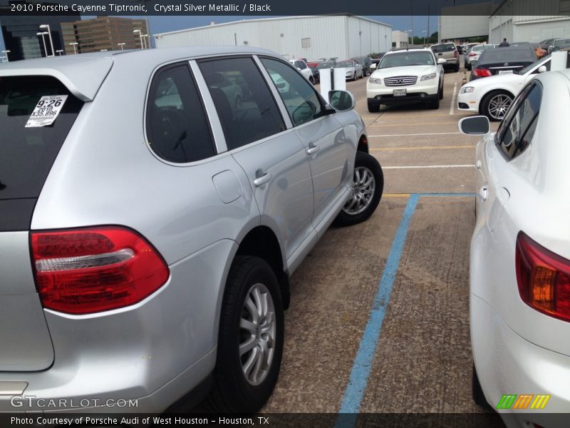 Crystal Silver Metallic / Black 2010 Porsche Cayenne Tiptronic