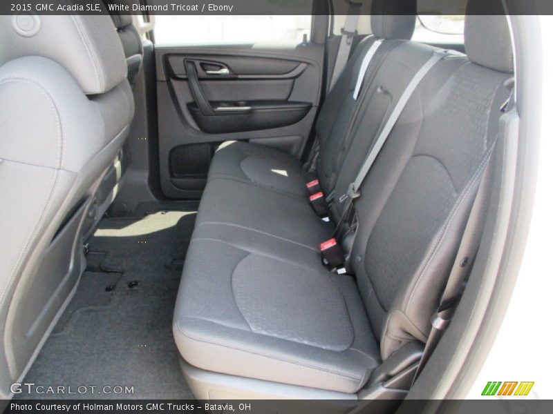 White Diamond Tricoat / Ebony 2015 GMC Acadia SLE