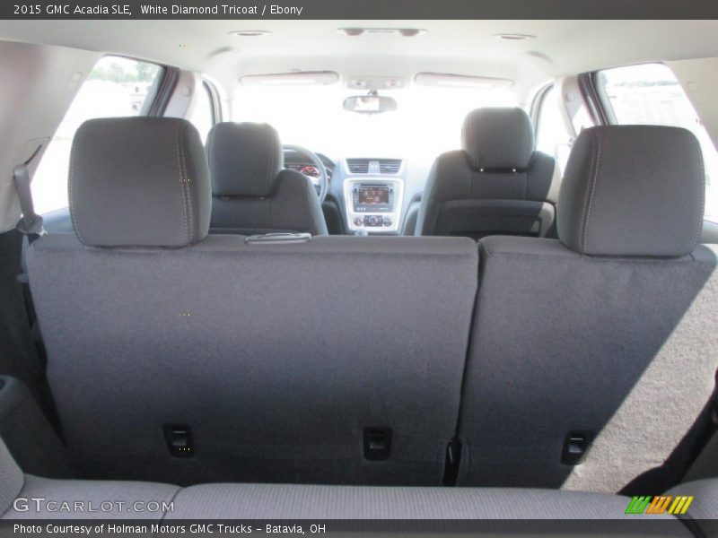 White Diamond Tricoat / Ebony 2015 GMC Acadia SLE