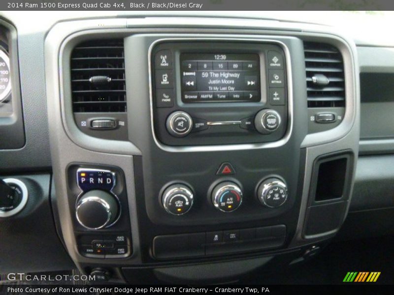 Black / Black/Diesel Gray 2014 Ram 1500 Express Quad Cab 4x4