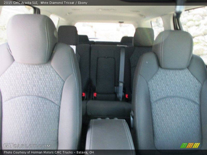 White Diamond Tricoat / Ebony 2015 GMC Acadia SLE