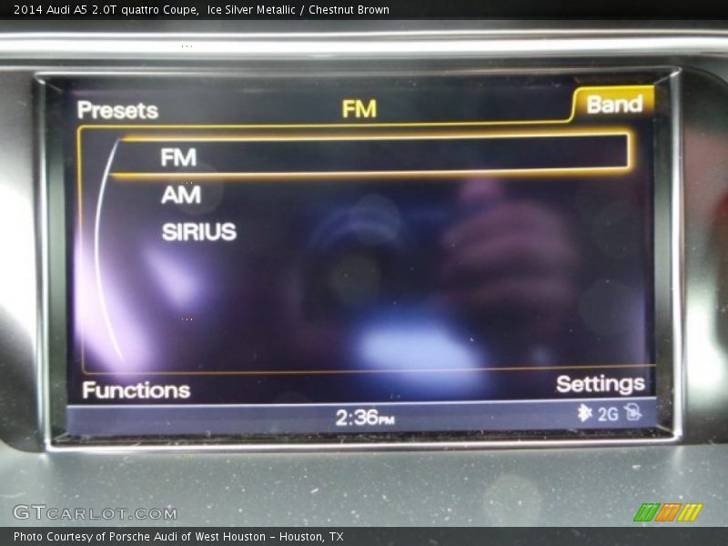 Ice Silver Metallic / Chestnut Brown 2014 Audi A5 2.0T quattro Coupe