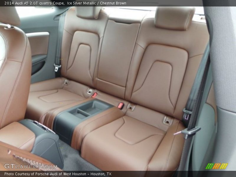 Ice Silver Metallic / Chestnut Brown 2014 Audi A5 2.0T quattro Coupe