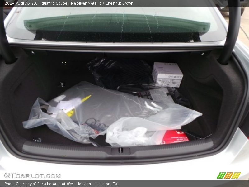 Ice Silver Metallic / Chestnut Brown 2014 Audi A5 2.0T quattro Coupe