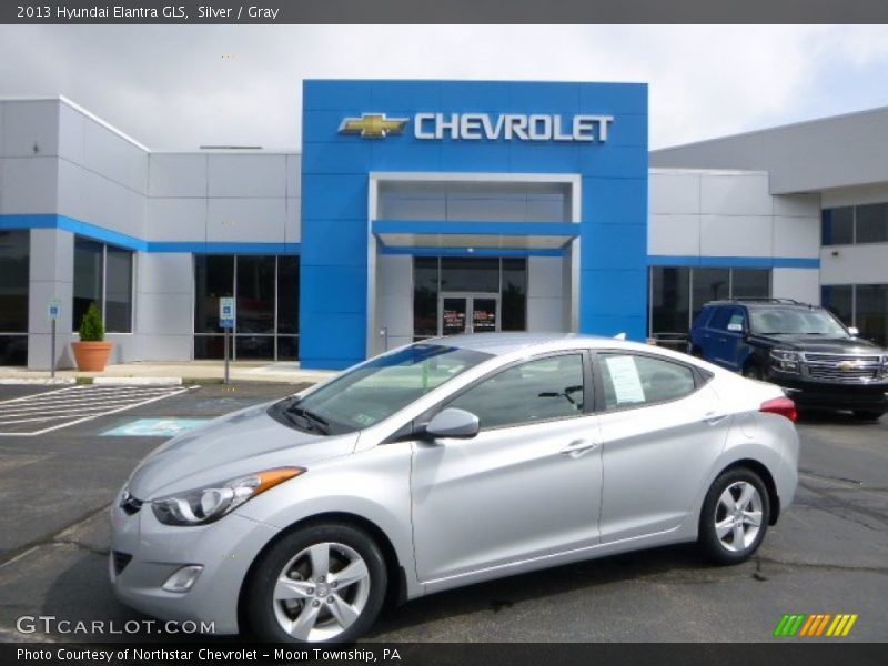 Silver / Gray 2013 Hyundai Elantra GLS
