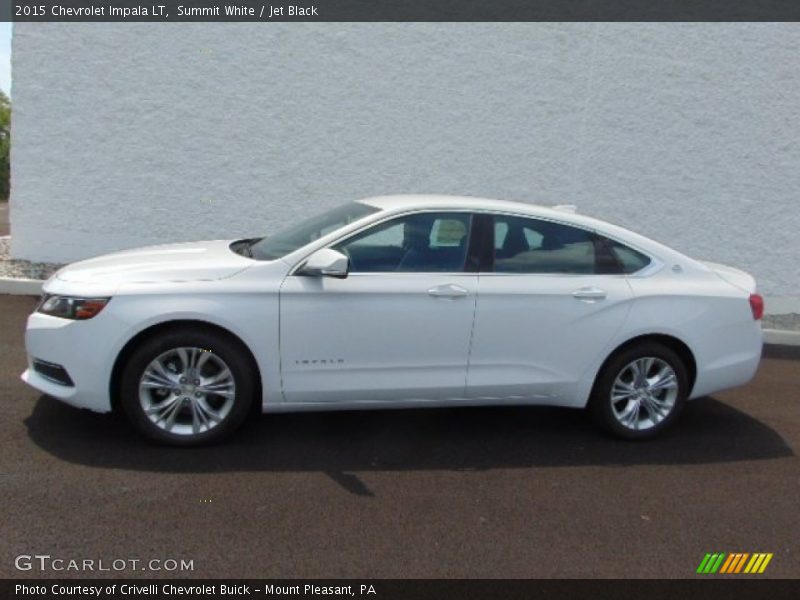 Summit White / Jet Black 2015 Chevrolet Impala LT