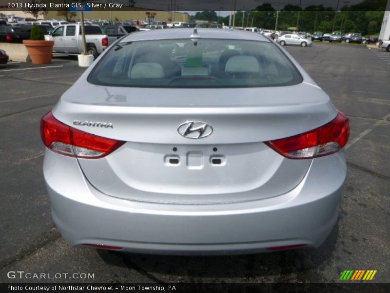 Silver / Gray 2013 Hyundai Elantra GLS