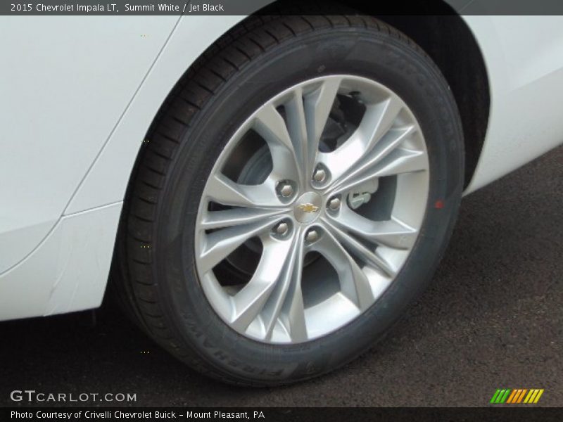 Summit White / Jet Black 2015 Chevrolet Impala LT