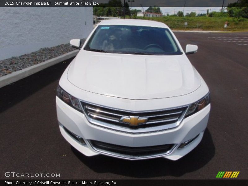 Summit White / Jet Black 2015 Chevrolet Impala LT