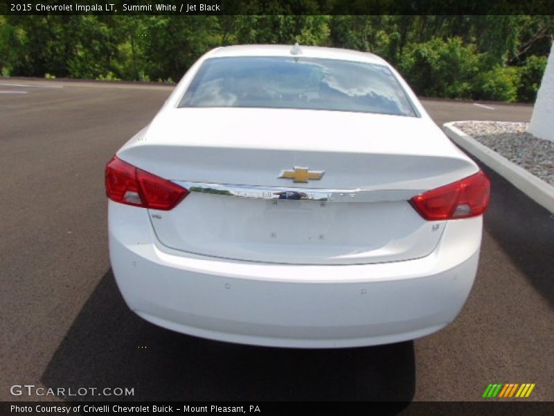 Summit White / Jet Black 2015 Chevrolet Impala LT