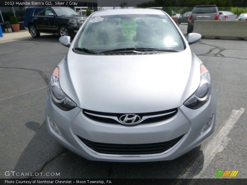 Silver / Gray 2013 Hyundai Elantra GLS
