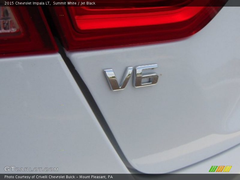 Summit White / Jet Black 2015 Chevrolet Impala LT