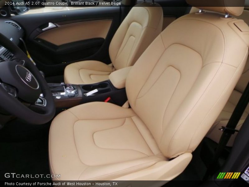 Brilliant Black / Velvet Beige 2014 Audi A5 2.0T quattro Coupe
