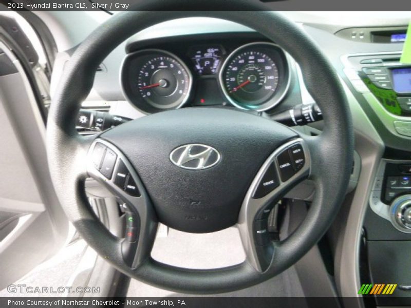 Silver / Gray 2013 Hyundai Elantra GLS