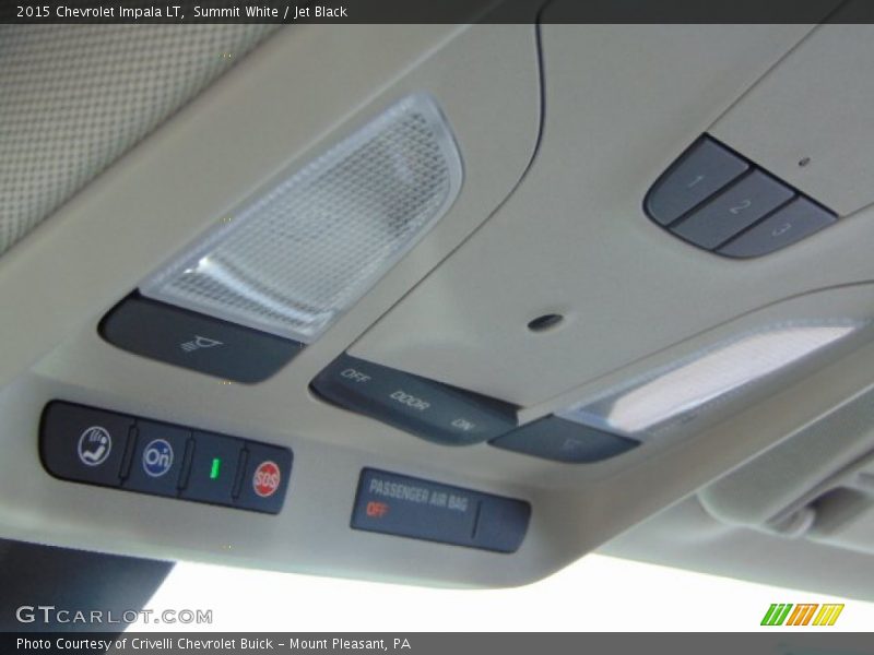 Summit White / Jet Black 2015 Chevrolet Impala LT