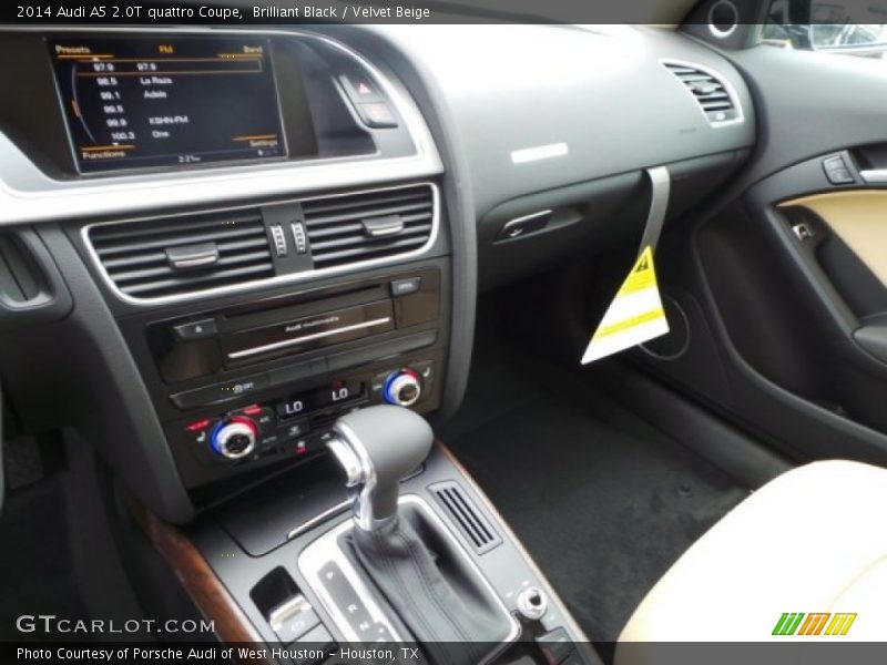 Brilliant Black / Velvet Beige 2014 Audi A5 2.0T quattro Coupe