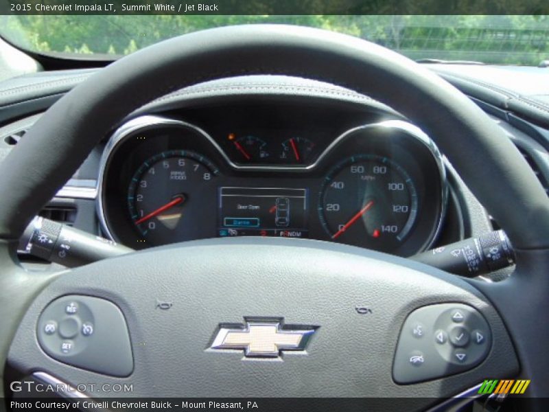 Summit White / Jet Black 2015 Chevrolet Impala LT